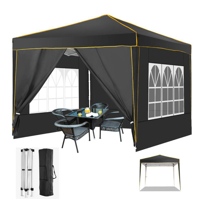 Himimi Ft W X Ft D Metal Pop Up Canopy Reviews Wayfair